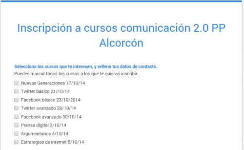 formulario de inscripcion