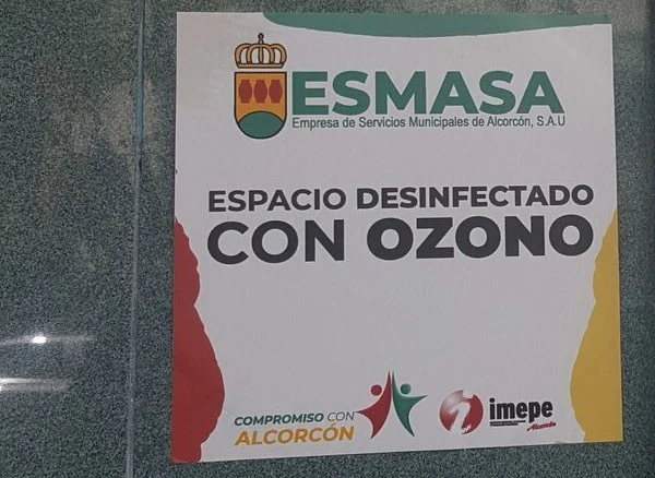 Jesús Santos confunde a los empresarios de #Alcorcón con la desinfección con ozono