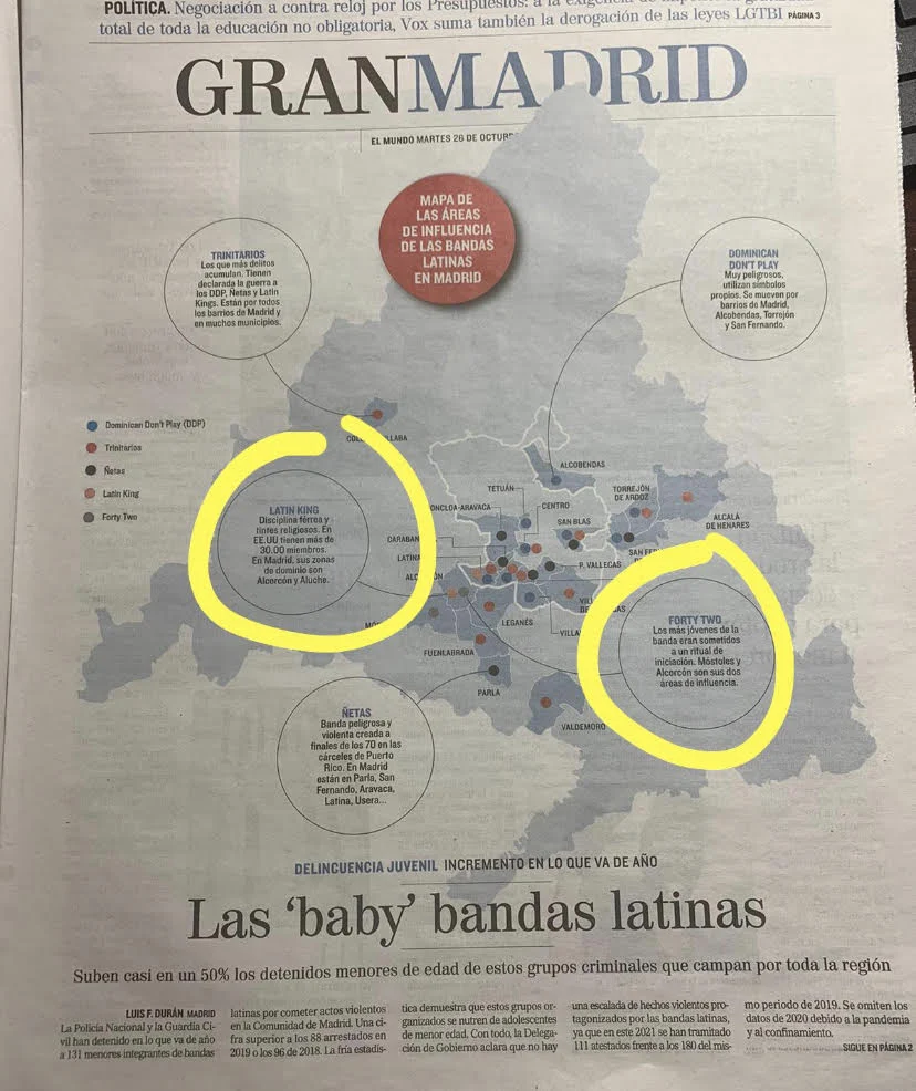 Las “baby” bandas latinas se hacen fuertes en Alcorcón