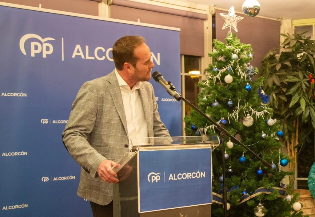Primera Cena de Navidad del Partido Popular de Alcorcón con Roberto Marín Vergara como Presidente