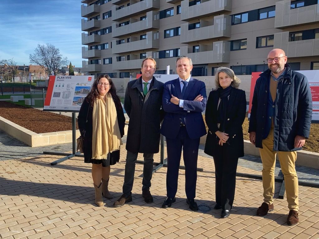 La Comunidad de Madrid finaliza en Alcorcón las obras de 274 viviendas del Plan Vive de alquiler a precio&nbsp;asequible