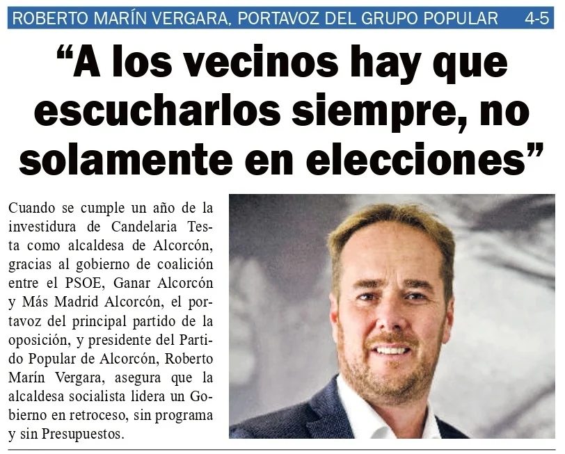 Entrevista de Roberto Marín Vergara para Al Cabo de la Calle
