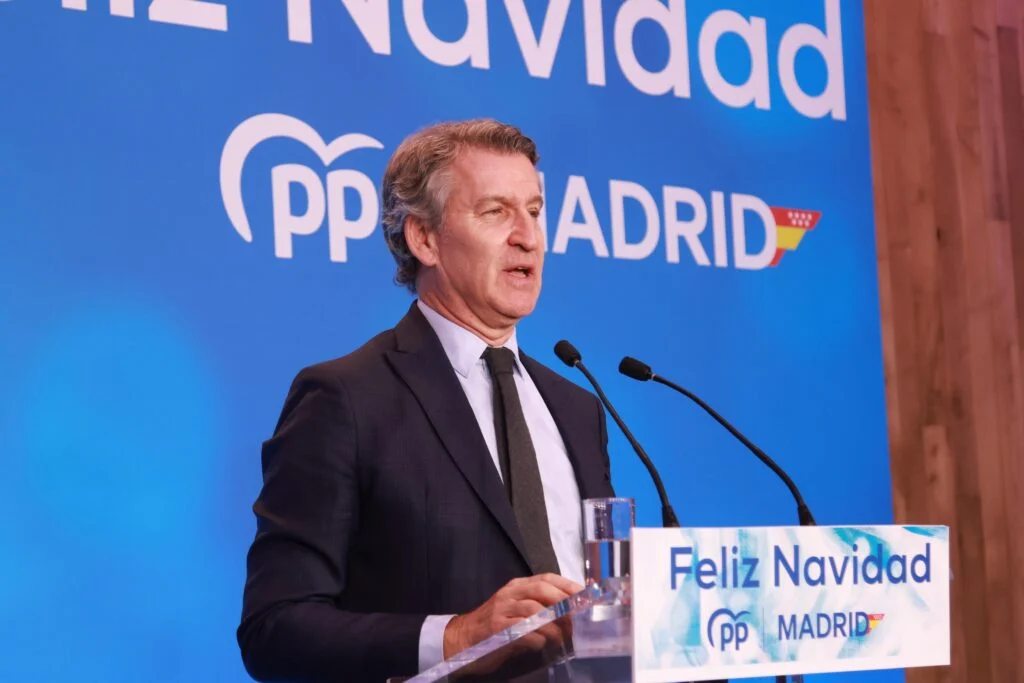 Feijóo y Ayuso eligen Alcorcón para la Cena de Navidad del PP de Madrid con más de un millar de asistentes