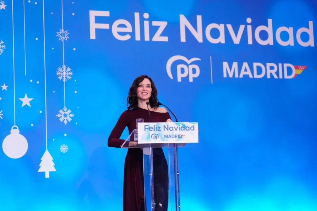 Feijóo y Ayuso eligen Alcorcón para la Cena de Navidad del PP de Madrid con más de un millar de asistentes