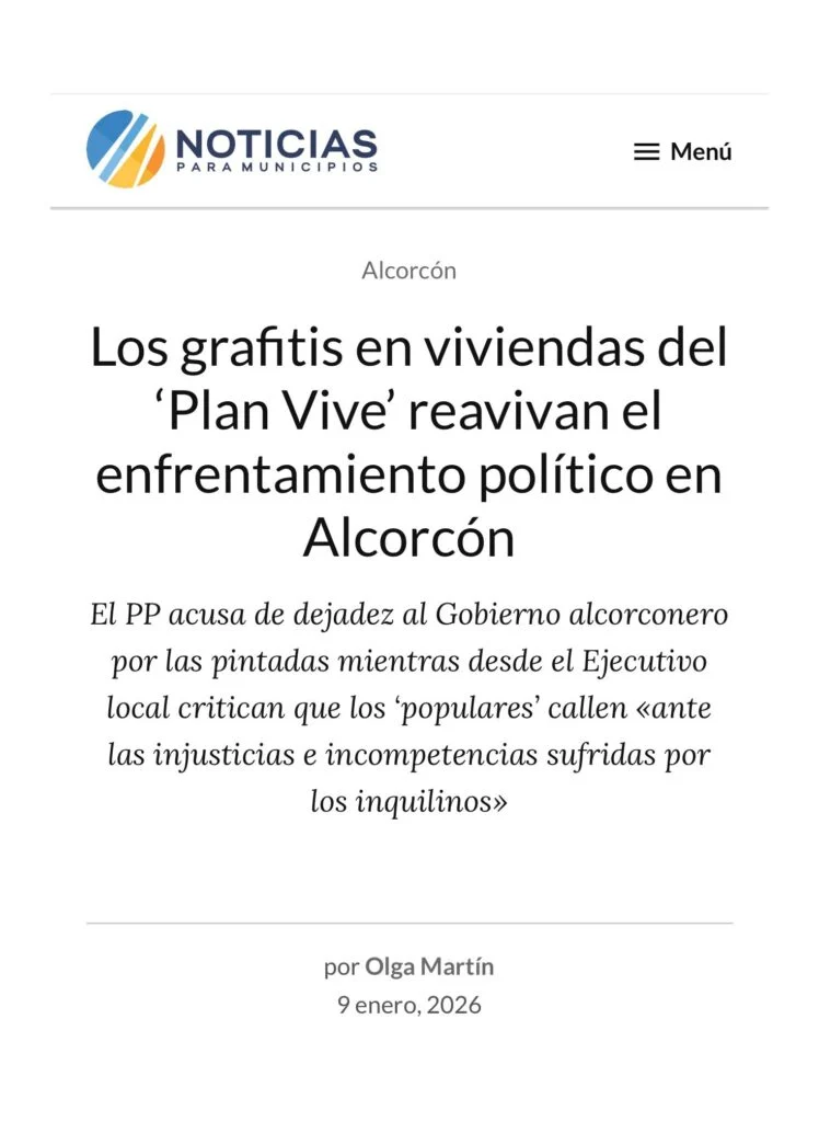 APARICIÓN EN MEDIOS: NOTICIAS PARA MUNICIPIOS – 9 DE ENERO DE 2026