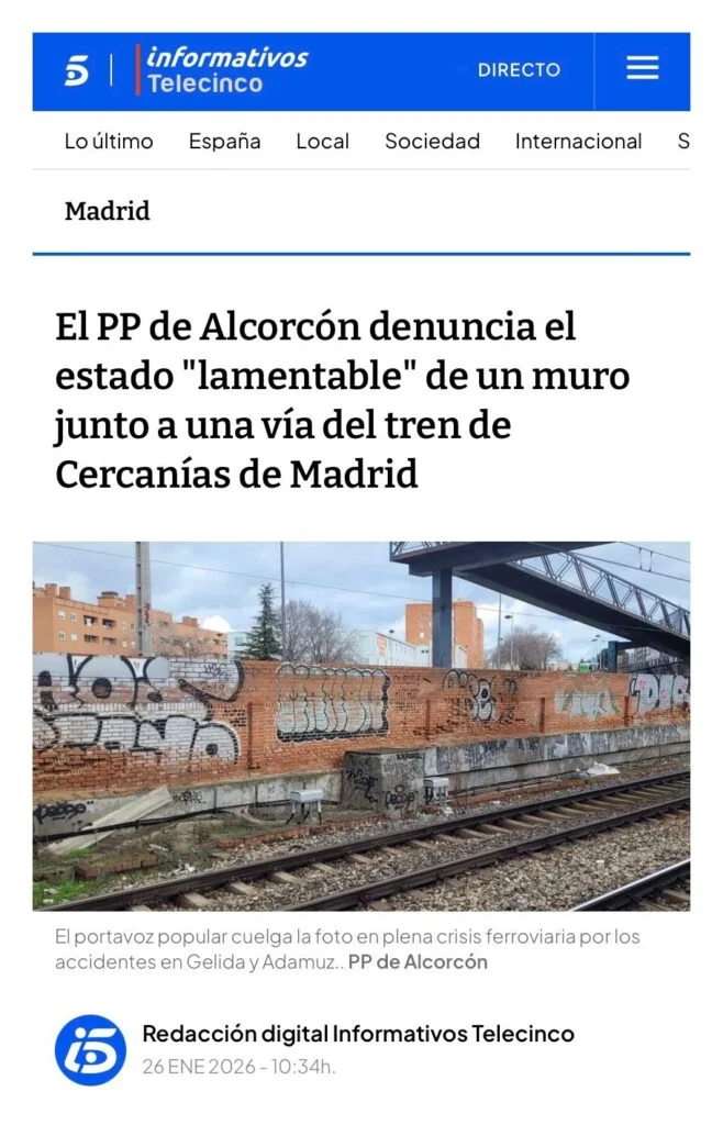 APARICIÓN EN MEDIOS: TELECINCO – 26 DE ENERO DE 2026