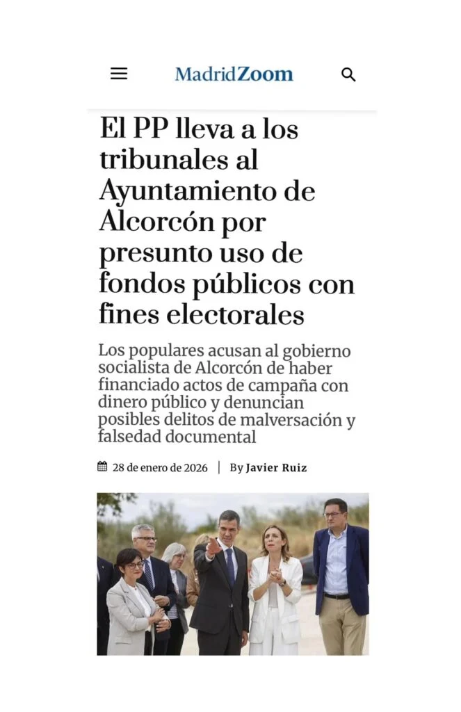 APARICIÓN EN MEDIOS: MADRID ZOOM – 28 DE ENERO DE 2026