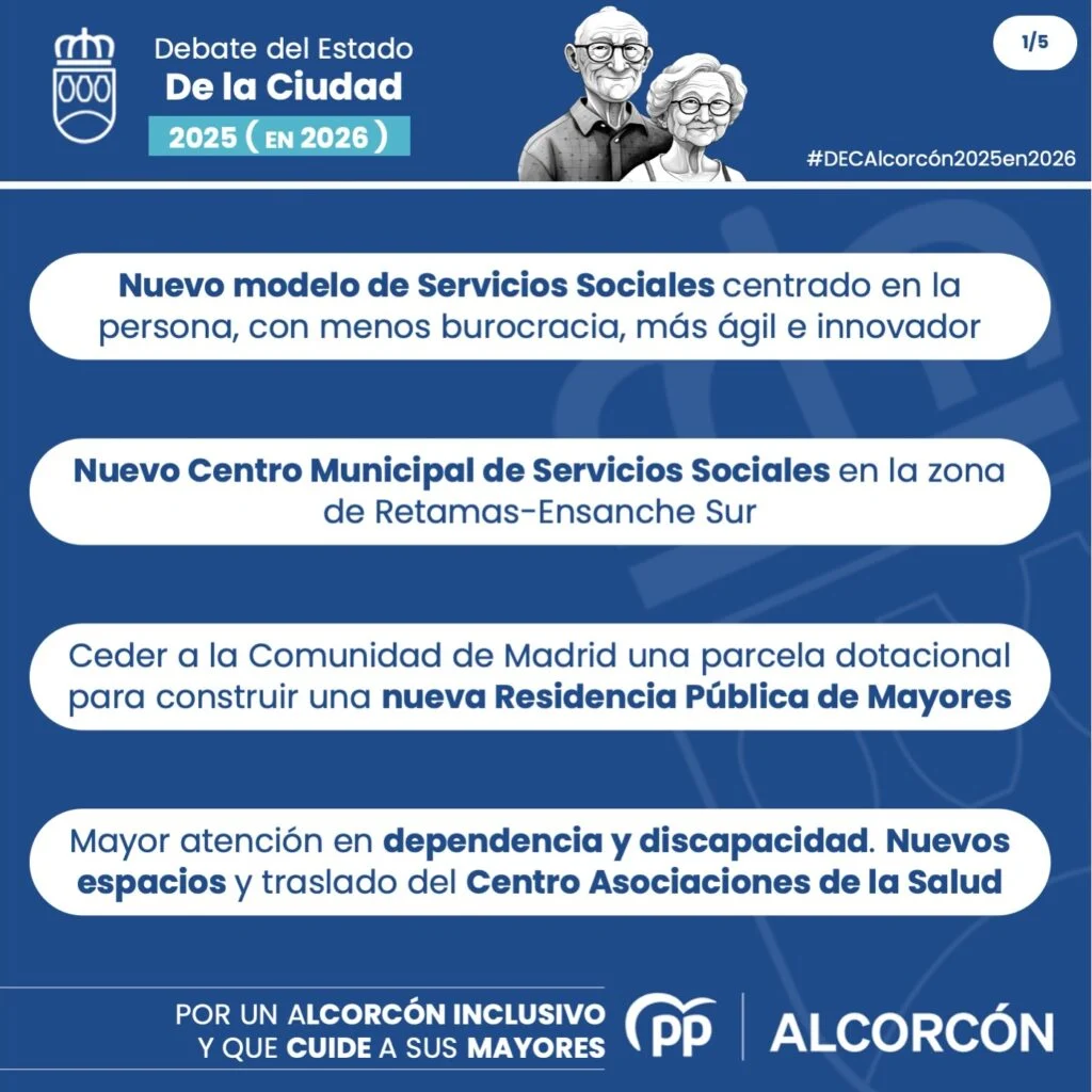 La alcaldesa vota NO a dotar de cobertura a Las Retamas y a una Residencia de Mayores