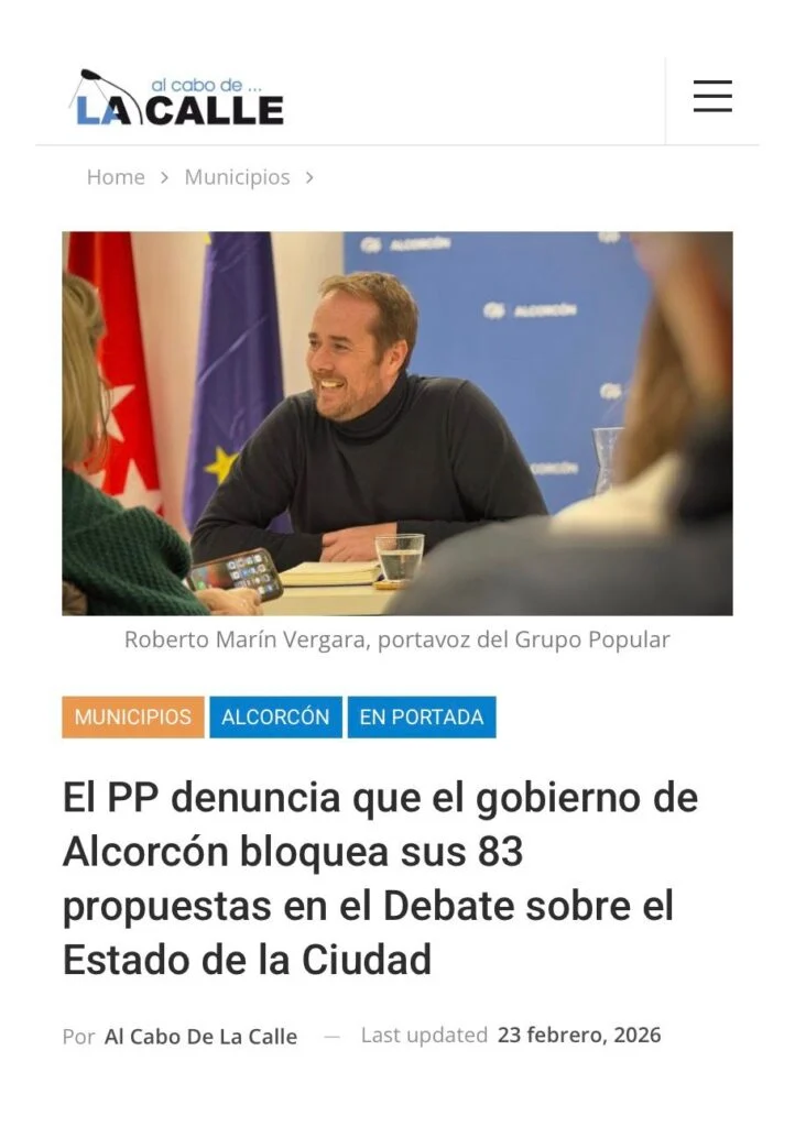 APARICIÓN EN MEDIOS: AL CABO DE LA CALLE – 23 DE FEBRERO DE 2026