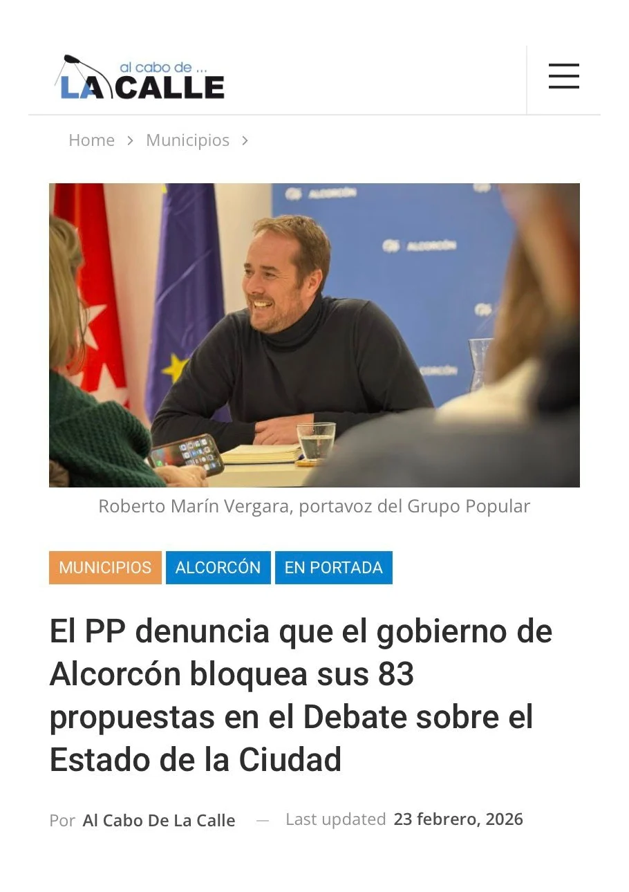 Aparicion en medios: Al Cabo de la Calle – 23 Febrero 2026