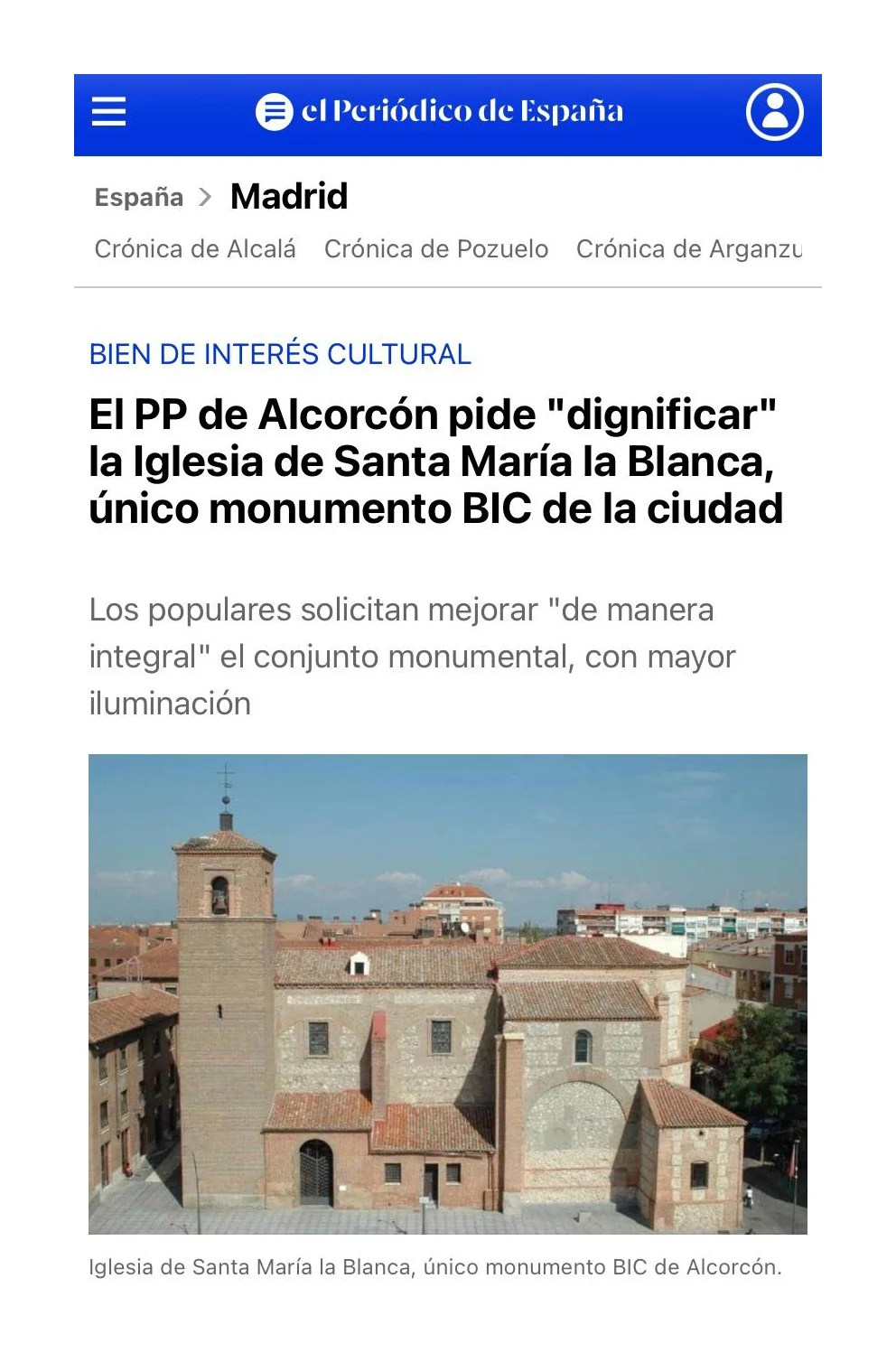 Aparicion en medios: El Periódico de España – 25 Febrero 2026