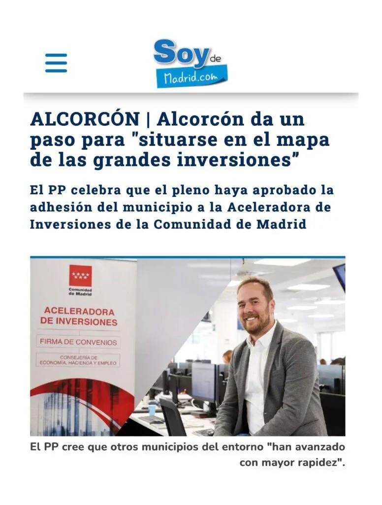 APARICIÓN EN MEDIOS: SOY DE MADRID – 27 DE FEBRERO DE 2026