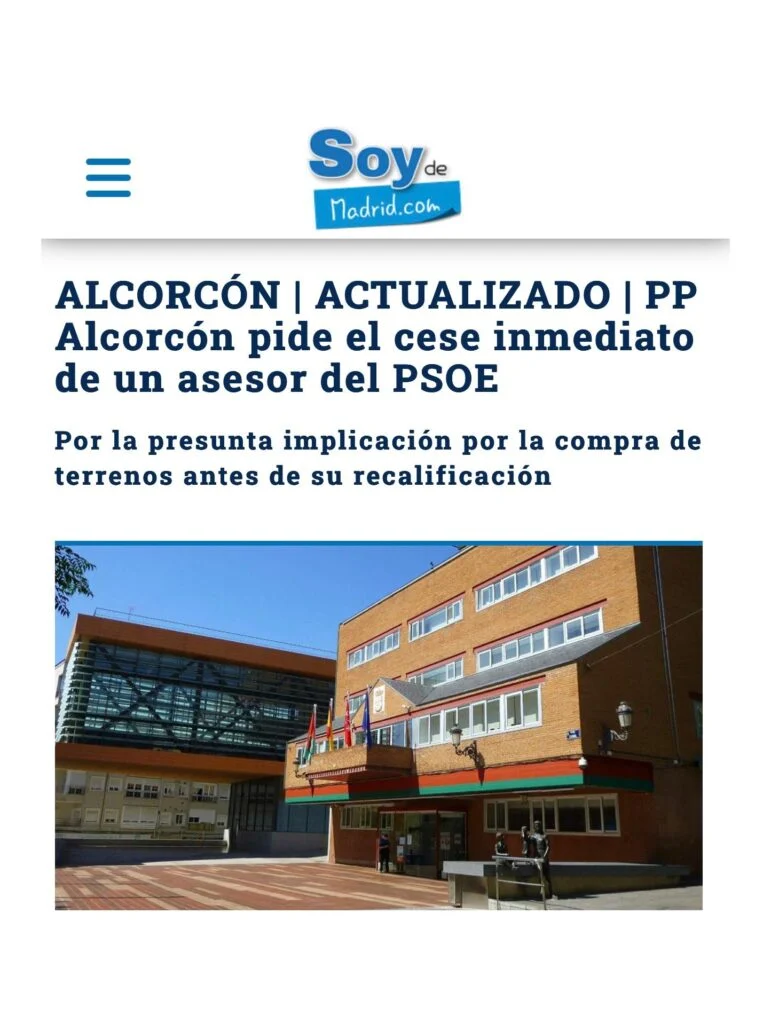 APARICIÓN EN MEDIOS: SOY DE MADRID – 6 DE MARZO DE 2026