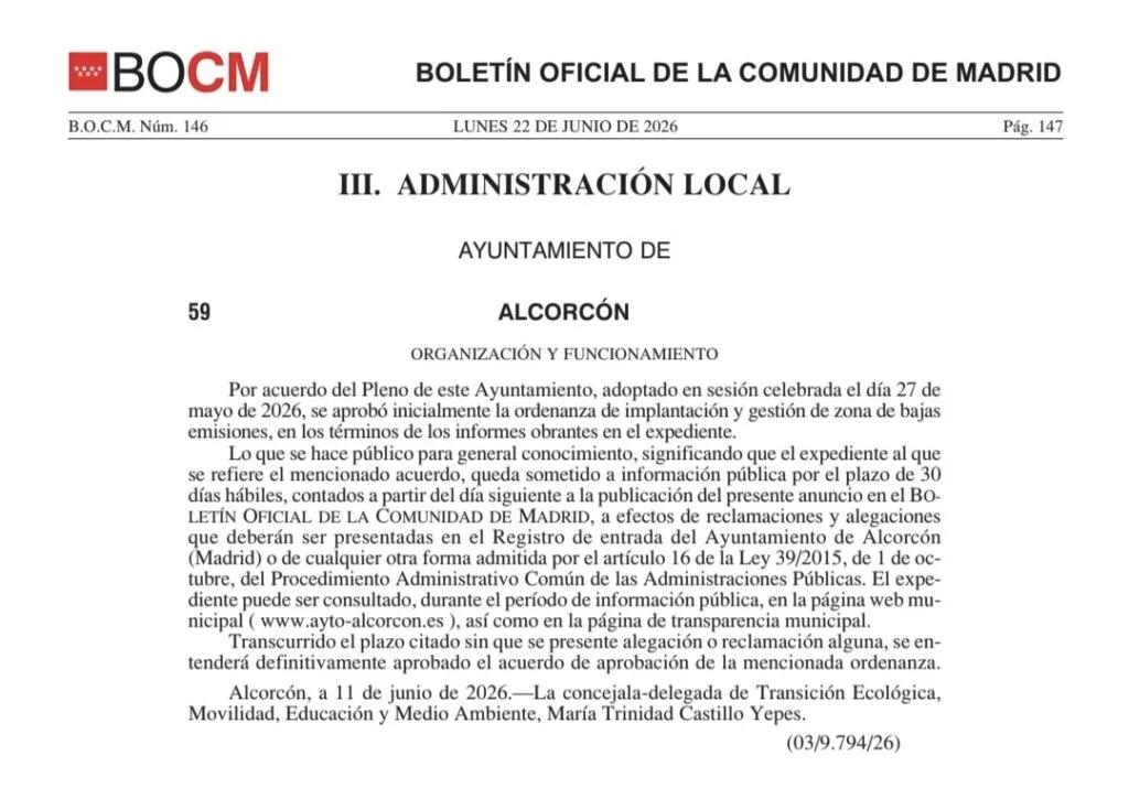 Presenta tus alegaciones contra la Zona de Bajas Emisiones de Candelaria Testa